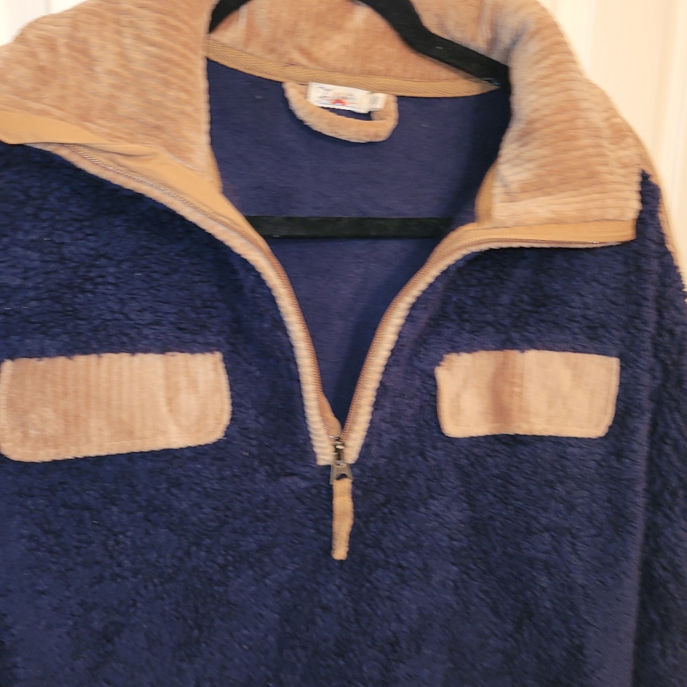 Faherty Pullover Navy Sweater - image 4
